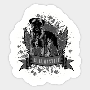 Bullmastiff dog Sticker